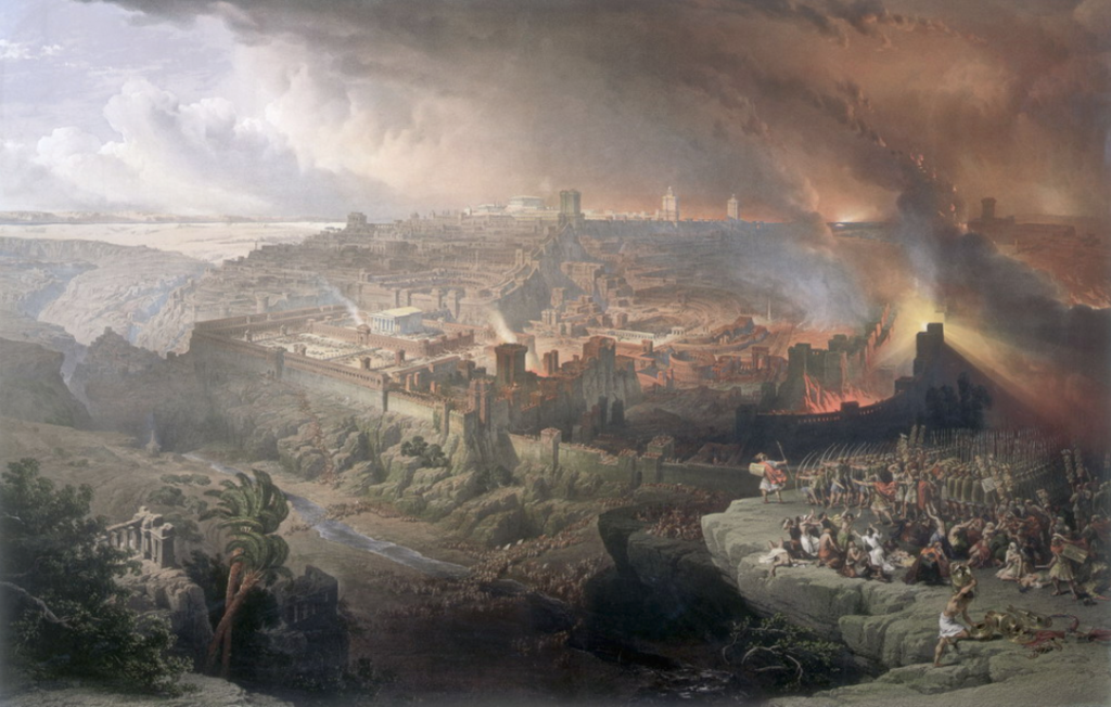 The 70 ad roman siege on the old city of jerusalem exodusx