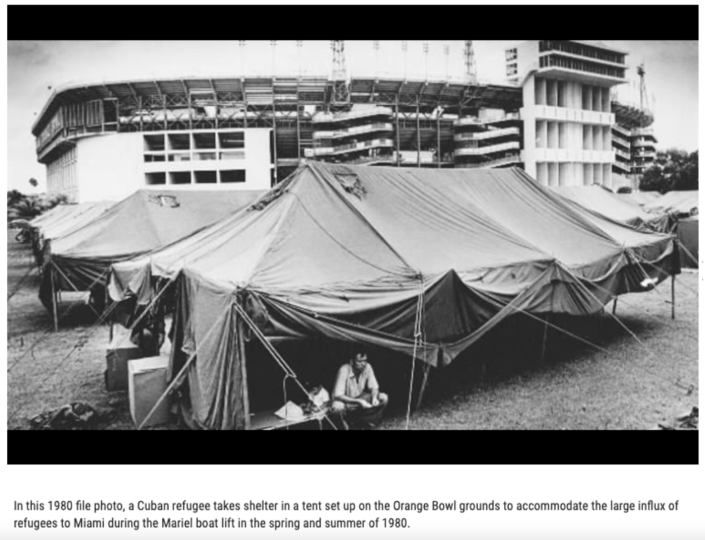 This image has an empty alt attribute; its file name is 186-CUBAN-BOATLIFT-TENT-CITY-1024x785.png